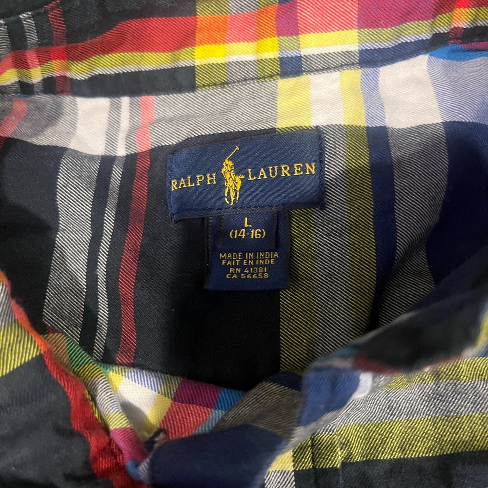 Ralph Lauren Colorful Plaid Shirt